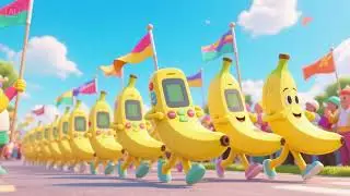 Banana Phone Parade 🍌📞🎉 | Funny Kids&rsquo; Song & Dance