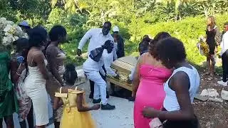 The Burial of the late ENROY ELIJAH WARD In Hope Bay Cemetery Portland 2024, 18, May