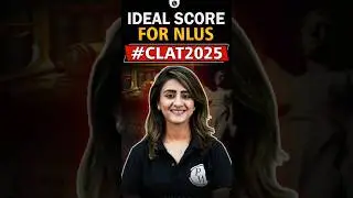 Ideal Score For NLUs #CLAT2025 🔥 #CLATWallah #CLAT