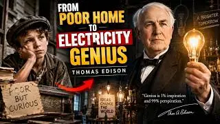 The Story of Thomas Edison | From Failure to Genius (Easy English)
