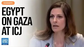 Full Speech: Egypt Argues Against Israeli Occupation, Aid Blockade | ICJ Hearing | Dawn News English