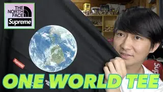 SUPREME &times;THE NORTH FACE one world tee 開封　20SS