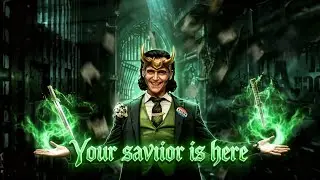 Your saviour is here || Agya tum sabka masiha || loki meme template no copyright