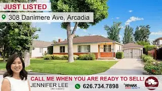 Jennifer Lee Exclusive Listing  | 308 Danimere Ave, Arcadia, CA 91006