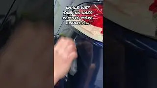 Is wet sanding safe when removing a scratch on clear coat? |  Studio Eurocar Quebec  #automobile