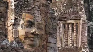 Cambodia, Ankor Wat, Bayon, Khmer 12th Century Temple - Asian Monkey