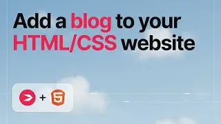 How to add a blog to an HTML/CSS site with DropInBlog [current 2026]