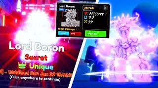 *UNIQUE BOROS* Showcase In Anime Adventures (CRAZY DAMAGE)
