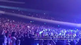 Si te vas - Carlos Rivera - Auditorio Nacional #YoCreoTour
