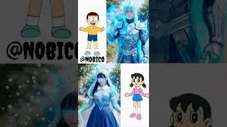 Nobita Into King 😱: Nobita, Sizuka, Sunio #shorts #doraemon