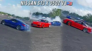 Nissan 350Z V8 x Nissan S13 - Drifting en Clean Culture