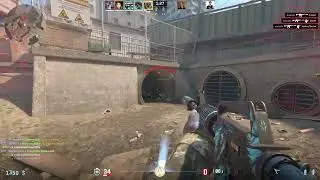 Counter Strike 2 Overpass 4frags
