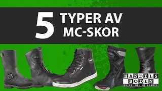 Välj RÄTT skor | 5 Typer av MC-skor