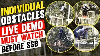 SSB Individual Obstacles Live Demo😱😱- How Important Is Physical Fitness In SSB | LWS SSB Interview