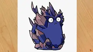 How to draw Obsidian Tall Nut from PVZ fusion Plants vs Zombies