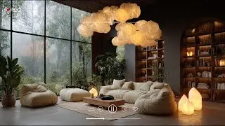 Cloud Light Lofi ☁️ | Cozy Forest Living Room Chill Beats