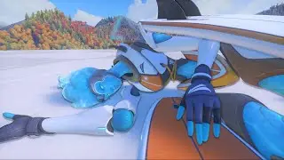 Overwatch - Echo sleep ryona (Surf's up)