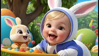 Baby Rabbit Munch Munch Treat | Cute Kids Song | Fun Snack Adventure Rhyme