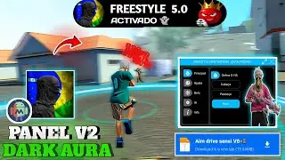 100% Working 🔥 !! ANDROID DARK AURA PANEL 🇧🇷 NEW VERSION 5.0 | FREE DOWNLOAD FILE  FREE FIRE (2026)