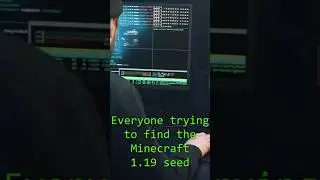 POV Finding the Minecraft 1.19 Title Screen Seed!