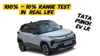 100% - 10% Range Test Tata Punch EV after 27000 KMS | Range drop issue at 20% 