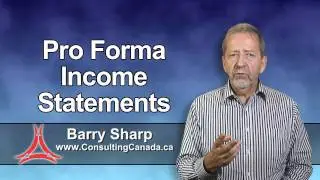 What is a pro forma income statement?