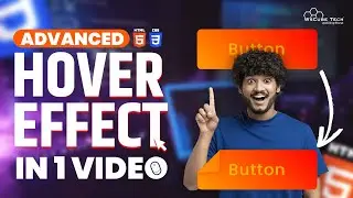 Make Button Hover Effect Using HTML and CSS in 9 Minutes | FULL TUTORIAL