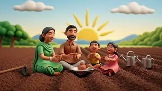 Indian Village Life: Pyara Sa Parivaar Aur Unki Sadgi | 3D Animation #IndianVillage #FarmerLife