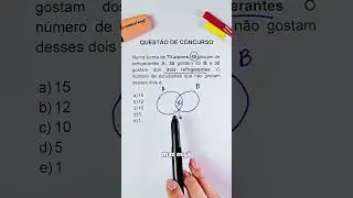 QUEST&Atilde;O DE CONCURSO &mdash; CUIDADO COM A INTERSE&Ccedil;&Atilde;O!