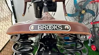 New Brooks Saddle Leather unboxing and apply proofide