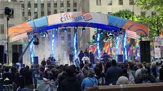 Chance the Rapper performing Highs and Lows at the Today Show Concert Series in New York