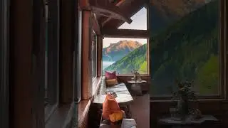 ALPINE CABIN ON A CLIFF | Full version on my Channel #mindfulness #slowlife #glamping #cozyhome