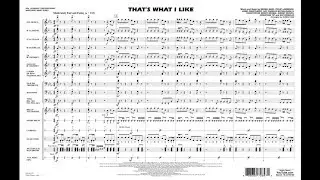 That's What I Like arranged by Ishbah Cox