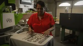 Specialty Printing on The ROQ YOU with Bag Wear Screen Printing And The T Shirt Chick