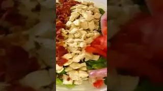 Классический салат Кобб 😋 Так вкусно 😍 #гурманы #овощи #салат #здоровоепитание #еда #салаткобб