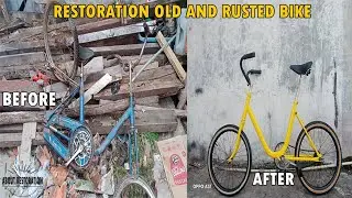 RESTORASI SEPEDA MINION + REPAINT SEPEDA MINION || JADUL RONGSOK BERKARAT