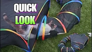 LUCKITTY Outdoor Rainbow Cat Enclosures Playground | Trendroid Reviews