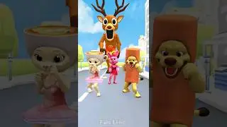 Team Punny & The Deer Monster vs Labubu in GTA V! &ndash; Who Wins ?⚡ #camo #labubu #funling