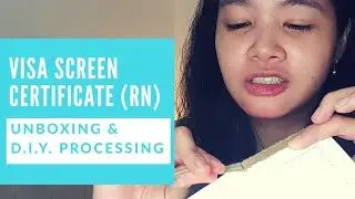 Visa Screen Certificate: Unboxing & Processing Guide