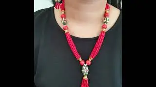 Multi Color Antique Bead Necklace | Jaipri | Necklace | Ethnic Necklace | Western Jewelry