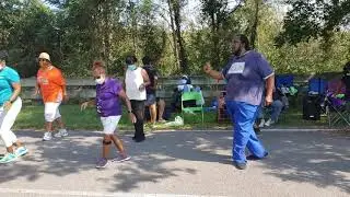 Curious line dance done by the Brooklyn Groovers