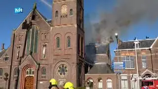 Zeer grote brand in kerk Limmen