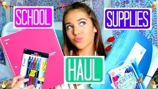 Back to School Supplies Haul 2016 || Paige Elizabeth