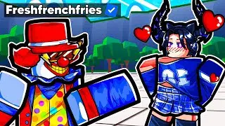 I Secretly Catfished The OWNER in Roblox The Strongest Battlegrounds..