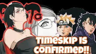 Boruto timeskip leaks is out|| Sarada new look on coverpage #boruto #sarada #borutopart2 #anime