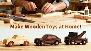 The BEST Way to Make WOODEN TOYS at Home
