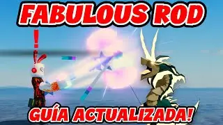 Como conseguir la FABULOUS ROD en FISCH! GU&Iacute;A ACTUALIZADA🎣🎀