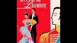 Leh&aacute;r. DER GRAF VON LUXEMBURG. Gedda, Popp, Bohme, Holm, Brokmeier.  15.9.1968.