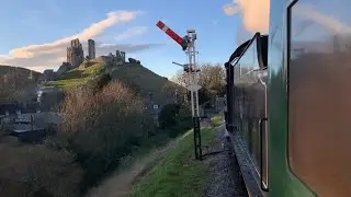 SR U Class &lsquo;31806&rsquo; on a stunning sunset trip from Corfe - Norden