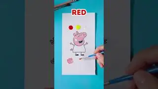 Drawing Lesson for Kids!🎨😍 Color Mixing Fun! #kids #art